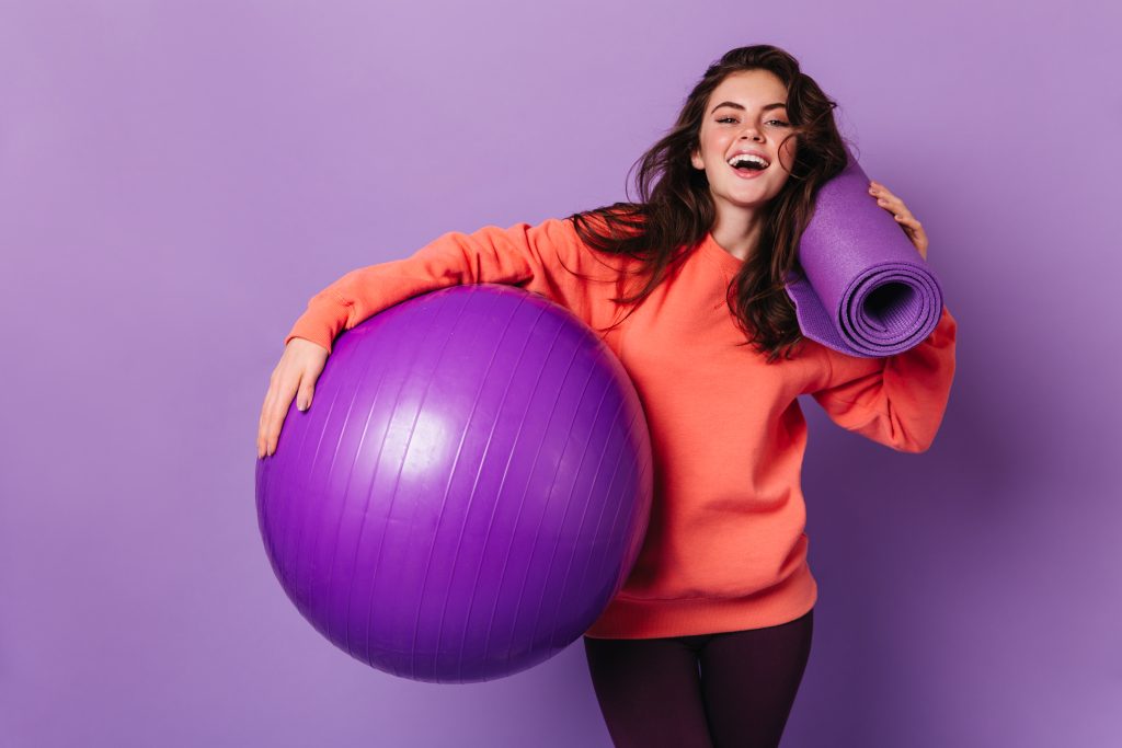 fitness dievča